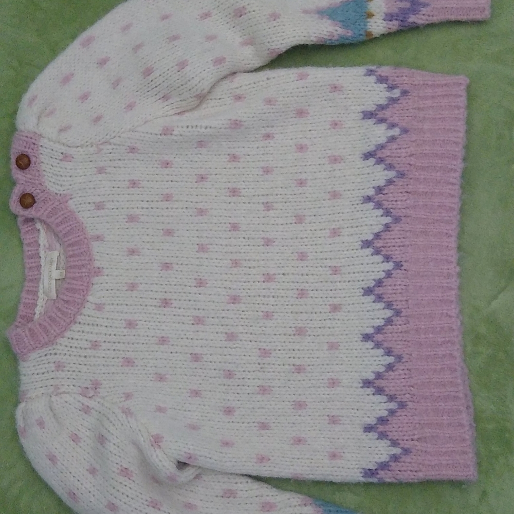 LoveShackFancy Rosie Alpaca Wool Soft Sweater XS - Picture 9 of 16